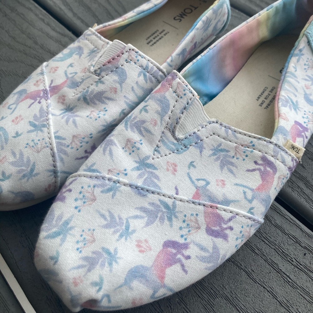 TOMS Unicorn slip-ons